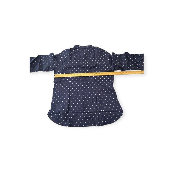 A set of 2 Uniqlo  Cotton Shirts,  Size XL, Blue dots, Black/white Gingham Check - Picture 12 of 16